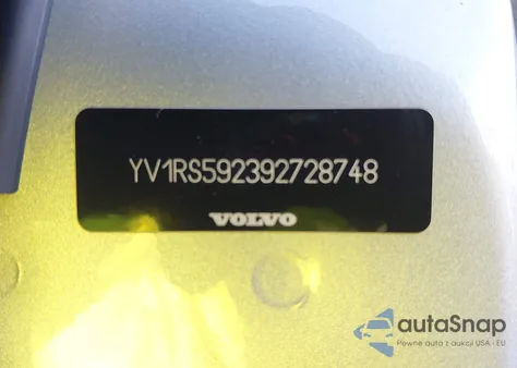 2009 Volvo S60 2.5T/2.5T Special Edition from USA, damaged, VIN YV1RS592392728748